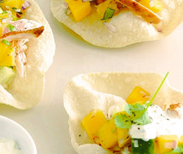 Mango Chicken Pappadums